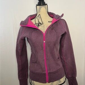 old Lululemon Athletica Plum and Fuchsia Zip-Up Jacket